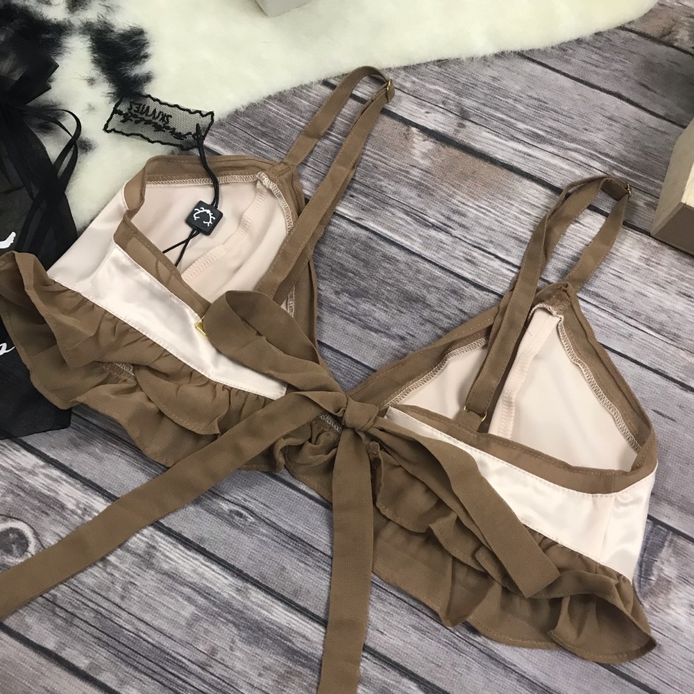 New For Love & Lemons Lucienne Triangle Bra - Picture 5 of 8